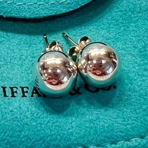 Tiffany & Co Sterling Silver Ball Earrings